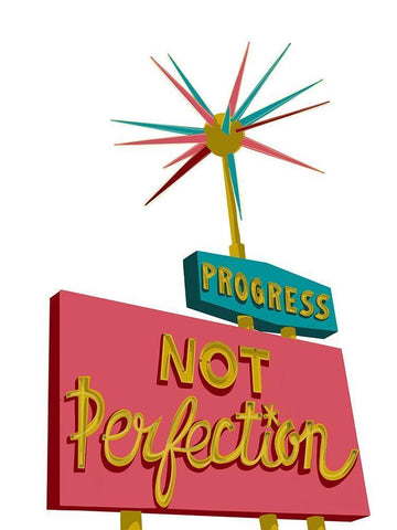 Inspirational Signs III White Modern Wood Framed Art Print with Double Matting by Bucheli, Jen