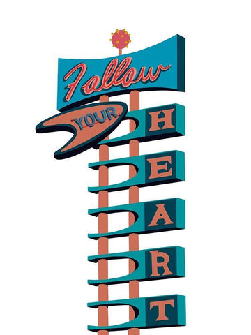 Inspirational Signs I White Modern Wood Framed Art Print with Double Matting by Bucheli, Jen