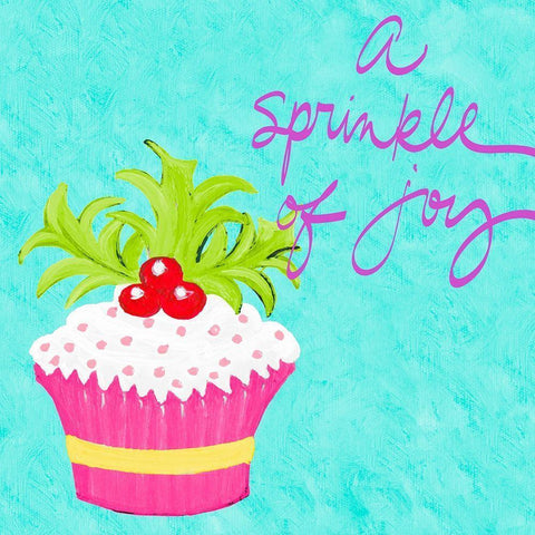 A Sprinkle of Joy Black Modern Wood Framed Art Print with Double Matting by Ritter, Gina