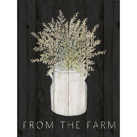 From The Farm Gold Ornate Wood Framed Art Print with Double Matting by Gaynor, Janice