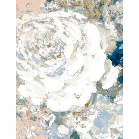 Floral Peace Morning I White Modern Wood Framed Art Print by Loreth, Lanie