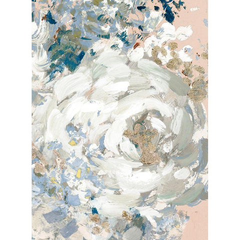 Floral Peace Morning II White Modern Wood Framed Art Print by Loreth, Lanie