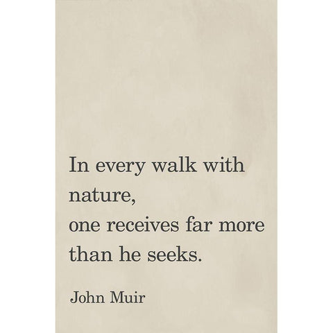 Every Walk With Nature Black Modern Wood Framed Art Print with Double Matting by SD Graphics Studio