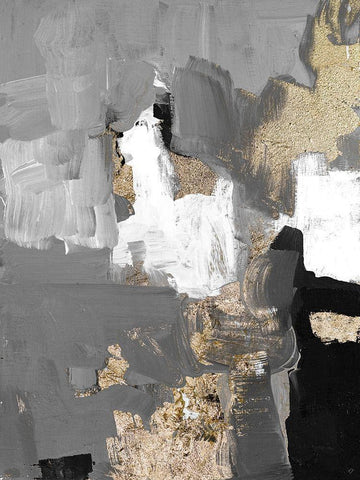 Wonder At Night II White Modern Wood Framed Art Print with Double Matting by Loreth, Lanie