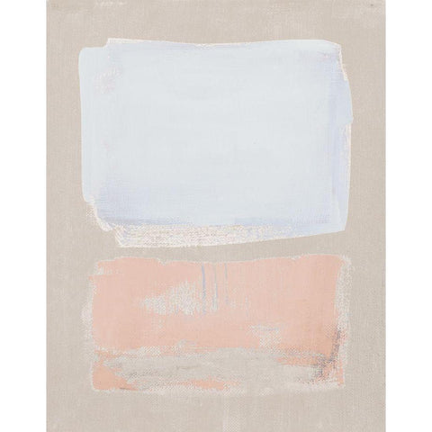 Blush As Big As Life I White Modern Wood Framed Art Print by Loreth, Lanie