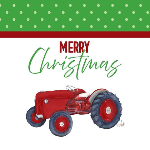 Country Christmas III Black Modern Wood Framed Art Print by Metz, Andi