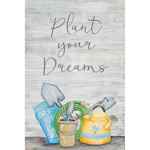 Garden Tools Black Modern Wood Framed Art Print by Ritter, Gina