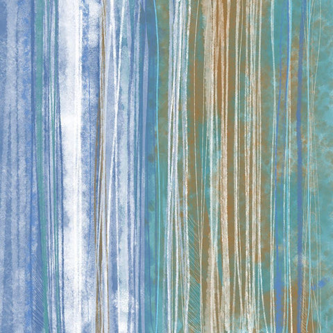 Donegal Abstract I White Modern Wood Framed Art Print by Meneely, Dan