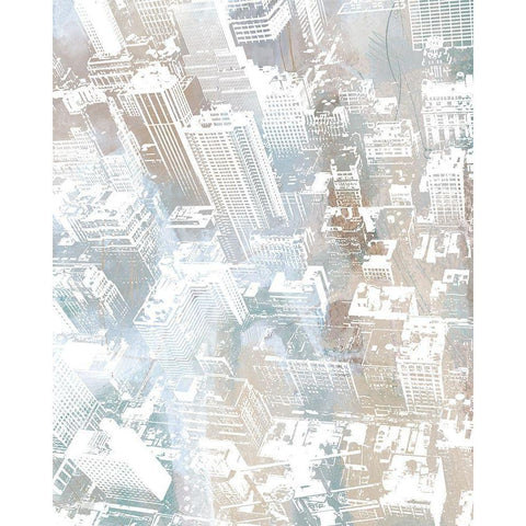 Empire View I (vertical) Gold Ornate Wood Framed Art Print with Double Matting by Meneely, Dan