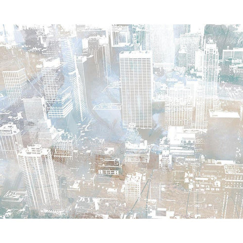Empire View II (horizontal) Black Modern Wood Framed Art Print by Meneely, Dan