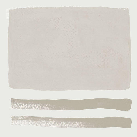 Gray Space Abstract I White Modern Wood Framed Art Print with Double Matting by Pinto, Patricia