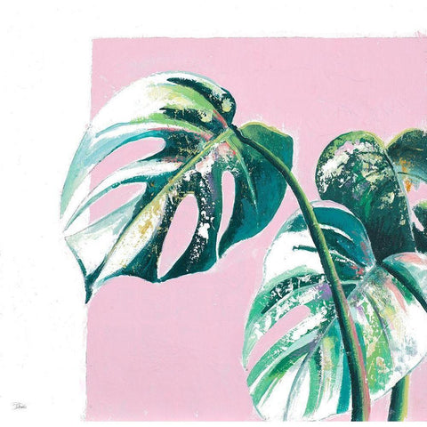 New Tropics II White Modern Wood Framed Art Print by Pinto, Patricia