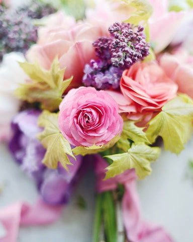 Spring In Full Glory Black Ornate Wood Framed Art Print with Double Matting by Gardner, Sarah