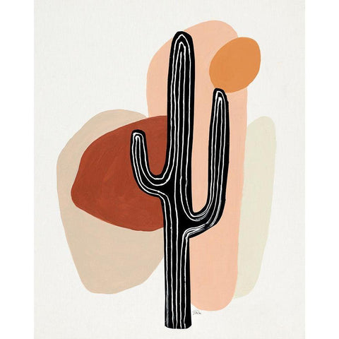 Arizona I White Modern Wood Framed Art Print by Pinto, Patricia