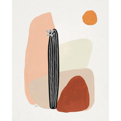 Arizona II White Modern Wood Framed Art Print by Pinto, Patricia