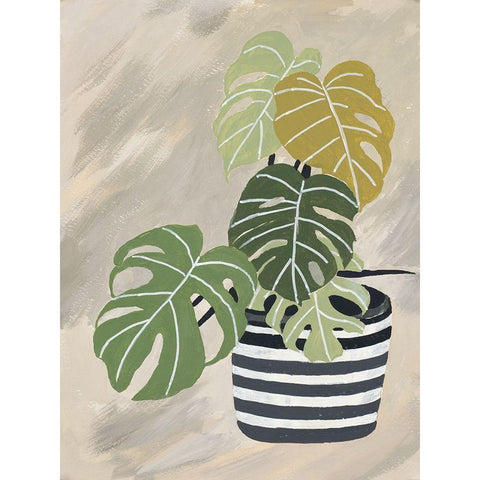 Potted Back To Nature I Gold Ornate Wood Framed Art Print with Double Matting by Pinto, Patricia
