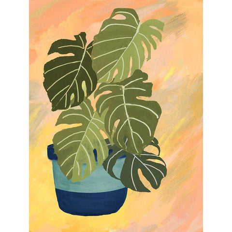 Bright Back To Nature II Black Modern Wood Framed Art Print with Double Matting by Pinto, Patricia