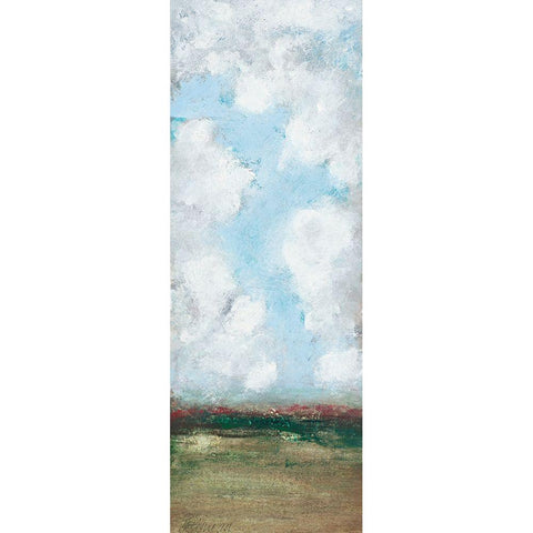 Spring Panel I White Modern Wood Framed Art Print by Pattinian, Merri