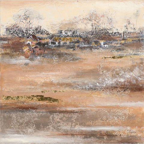 Approaching Home Black Modern Wood Framed Art Print by Pinto, Patricia