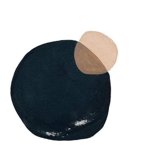 Circular Abstraction White Modern Wood Framed Art Print by Pinto, Patricia