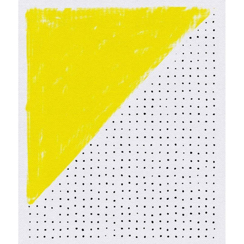 Minimalist Mod Triangle Black Modern Wood Framed Art Print by Bucheli, Jen