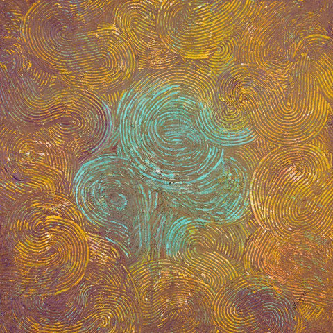 Drama Abstract White Modern Wood Framed Art Print with Double Matting by Gonzalez, Roberto