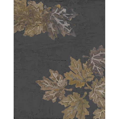 Autumn Night II Black Modern Wood Framed Art Print with Double Matting by Ritter, Gina