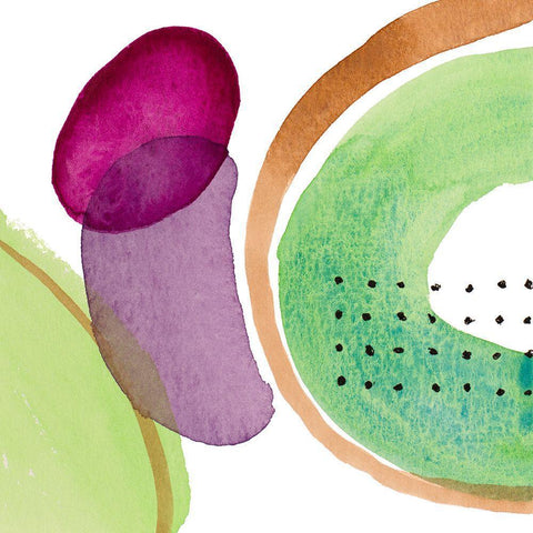 Natures Aura White Modern Wood Framed Art Print with Double Matting by Loreth, Lanie