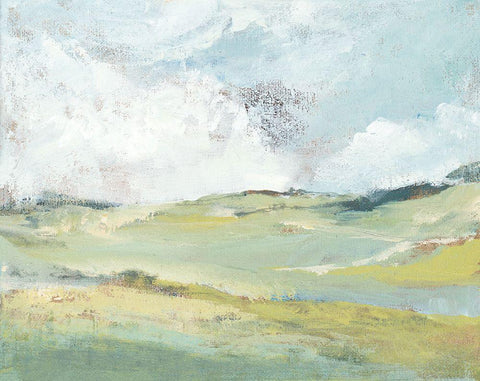 Country Afternoon Black Ornate Wood Framed Art Print with Double Matting by Loreth, Lanie