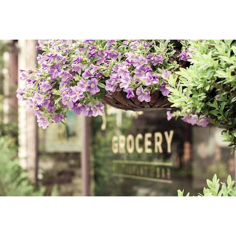 Country Grocery Store Black Modern Wood Framed Art Print with Double Matting by Bill Carson Photography