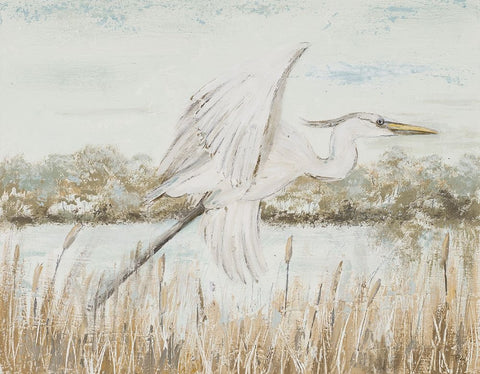 Taking Flight Black Ornate Wood Framed Art Print with Double Matting by Pinto, Patricia