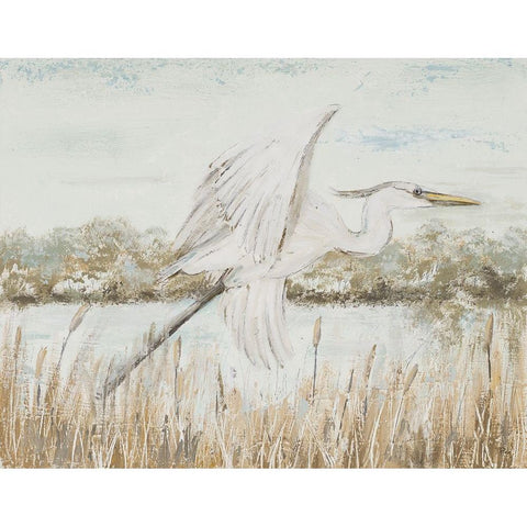 Taking Flight Gold Ornate Wood Framed Art Print with Double Matting by Pinto, Patricia