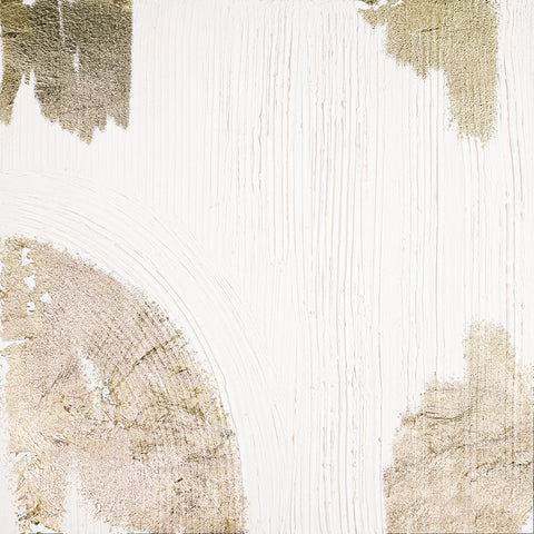 Gold Corners White Modern Wood Framed Art Print with Double Matting by Bryant, Susan
