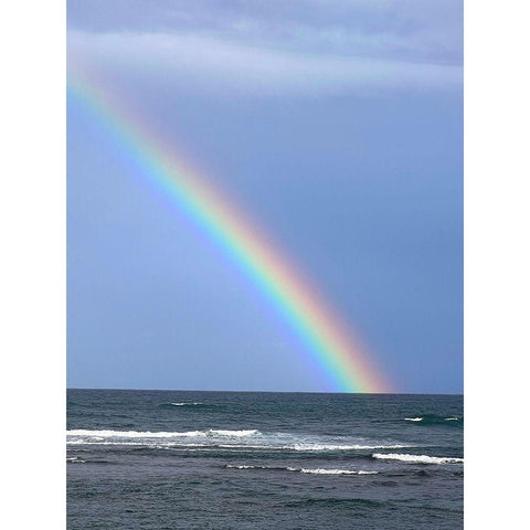 Rainbow Meets Horizon Gold Ornate Wood Framed Art Print with Double Matting by Hyler, JB