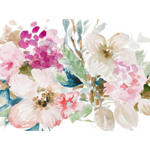 Oh Fragrant Spring White Modern Wood Framed Art Print by Loreth, Lanie