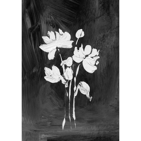 Devotion on Black II Black Modern Wood Framed Art Print with Double Matting by Price, Lucille