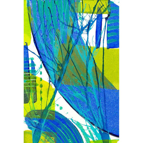 Just Chill III Black Modern Wood Framed Art Print by Mosher, Deidre