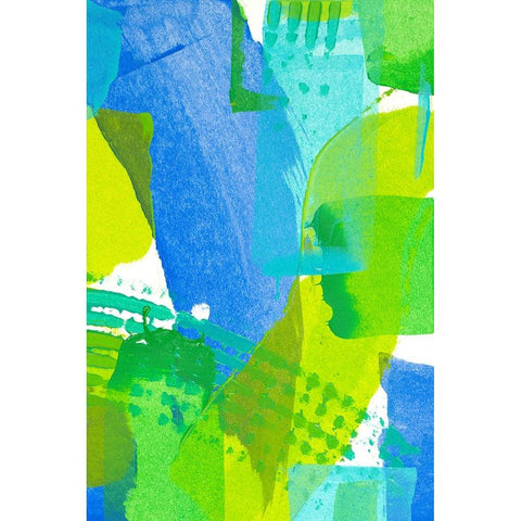 Just Chill IV Black Modern Wood Framed Art Print with Double Matting by Mosher, Deidre