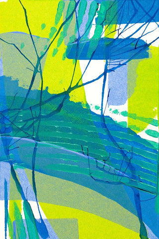 Just Chill ll White Modern Wood Framed Art Print with Double Matting by Mosher, Deidre