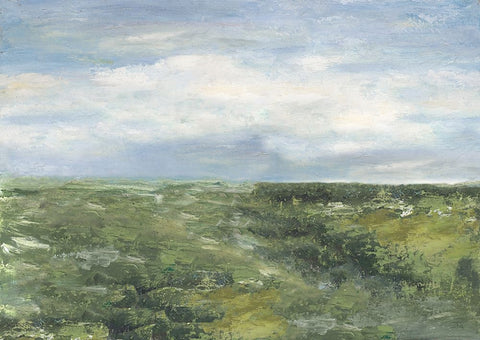 In The Distance Black Ornate Wood Framed Art Print with Double Matting by Pinto, Patricia