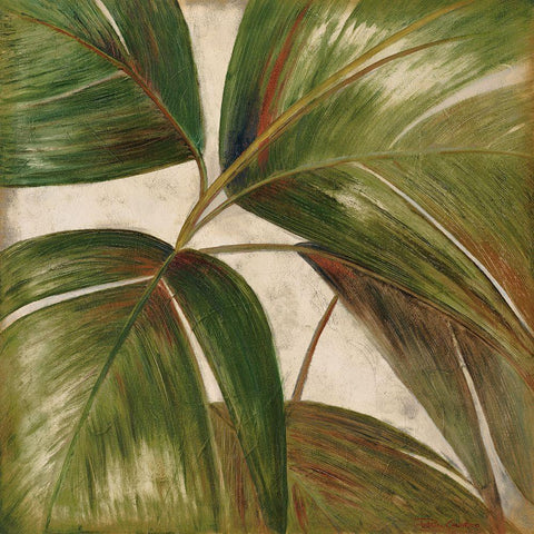 La Palmera III Black Modern Wood Framed Art Print by Pinto, Patricia