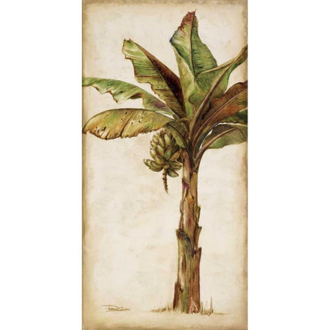 Tropic Banana II Black Modern Wood Framed Art Print by Pinto, Patricia