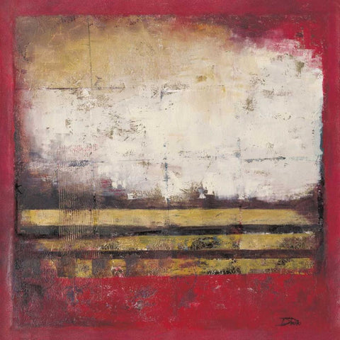 Abstract I White Modern Wood Framed Art Print by Pinto, Patricia