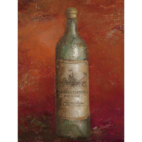 Serie Vino II White Modern Wood Framed Art Print by Pinto, Patricia