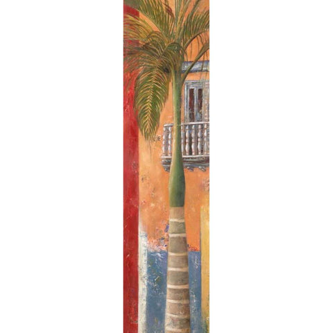 Balcones De Cartagena II Gold Ornate Wood Framed Art Print with Double Matting by Pinto, Patricia