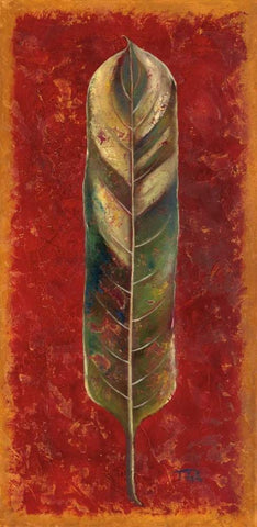 Caliente I White Modern Wood Framed Art Print with Double Matting by Pinto, Patricia