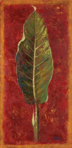 Caliente II White Modern Wood Framed Art Print with Double Matting by Pinto, Patricia