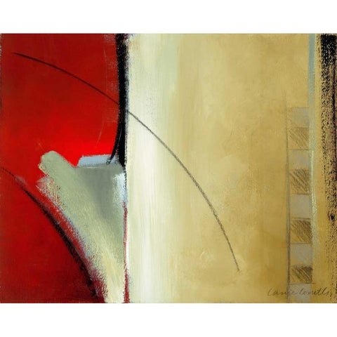 Spontaneous I White Modern Wood Framed Art Print by Loreth, Lanie