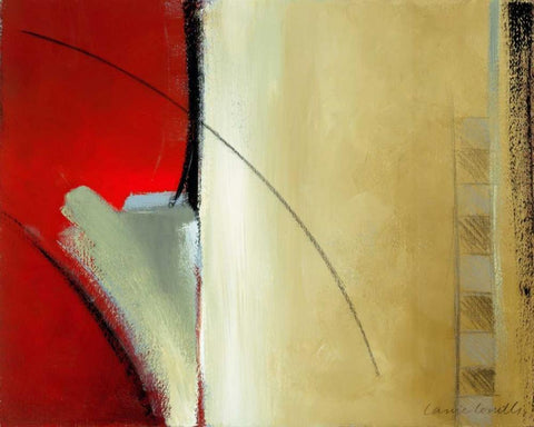 Spontaneous I Black Ornate Wood Framed Art Print with Double Matting by Loreth, Lanie