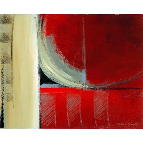 Spontaneous II Black Modern Wood Framed Art Print by Loreth, Lanie